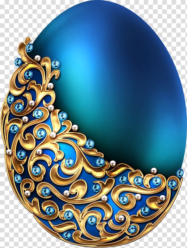 Easter egg Pysanka , Blue eggs transparent background PNG clipart