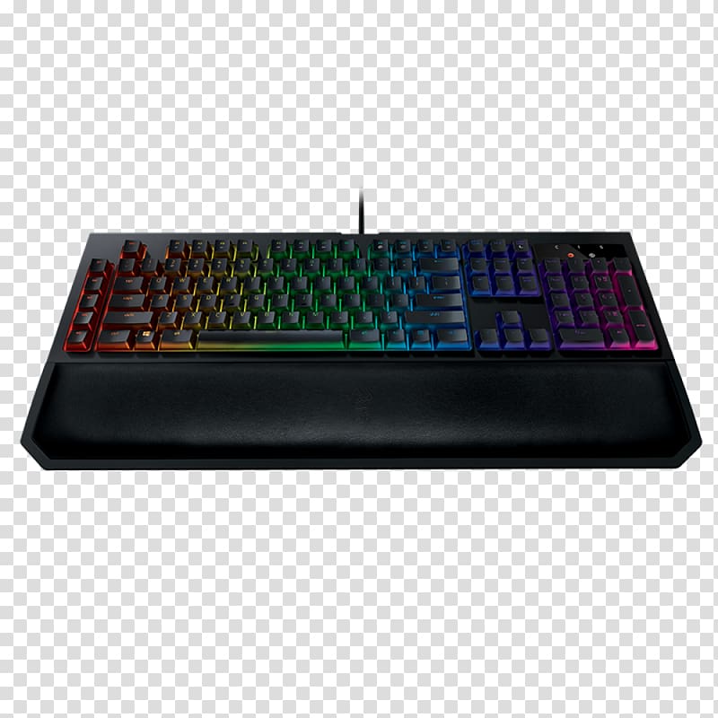 Computer keyboard Gaming keypad Razer Inc. Electrical Switches Video game, keyboard transparent background PNG clipart