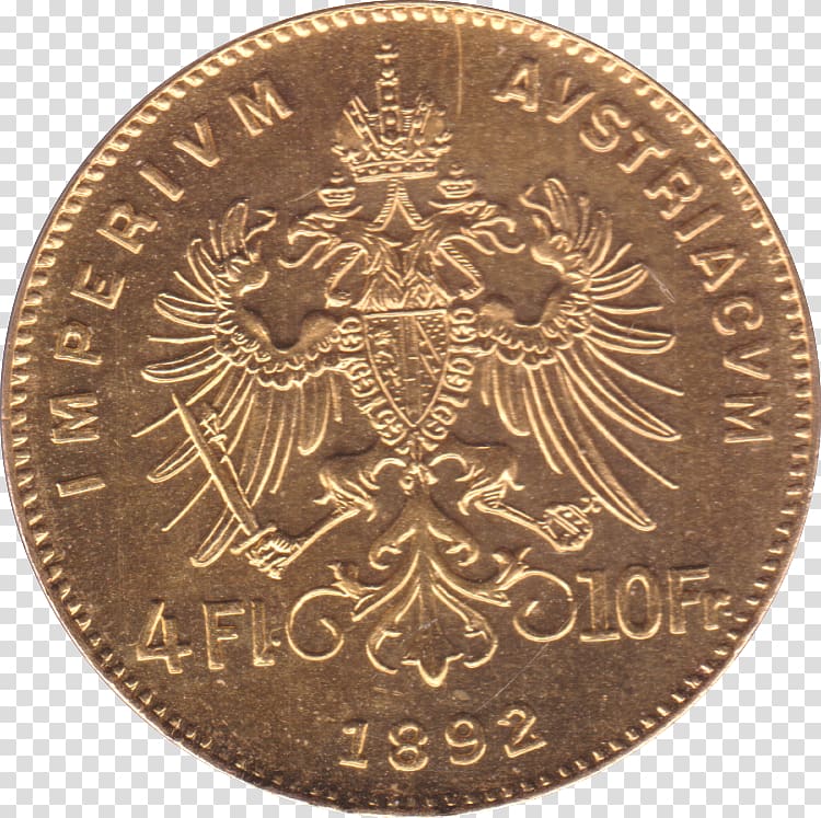 Gold coin Gold coin Napoléon Sovereign, Coin transparent background PNG clipart