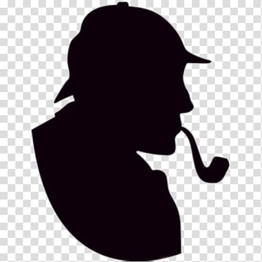 Sherlock Holmes Museum Dr. Watson graphics , Silhouette transparent background PNG clipart