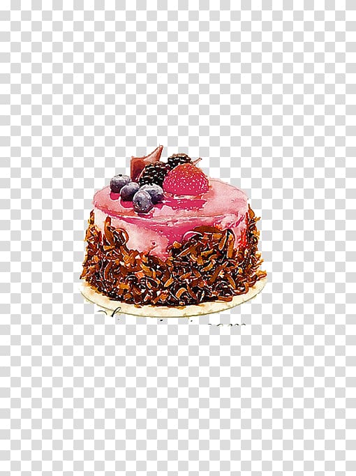 Juice Fruitcake Birthday cake Wedding cake, Strawberry Cake transparent background PNG clipart