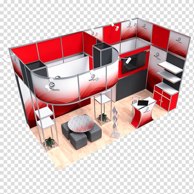 Estand Aluminium Expodiseño, design transparent background PNG clipart