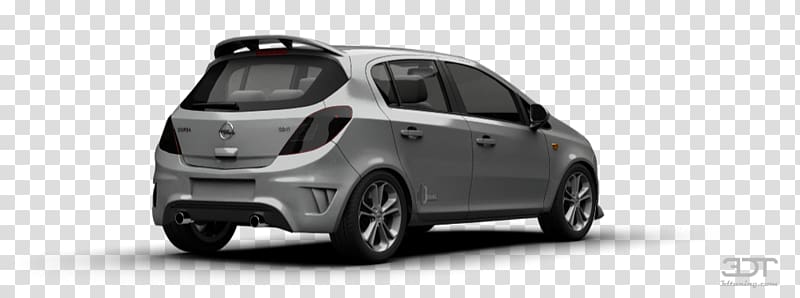 Alloy wheel Subcompact car City car, Opel Corsa transparent background PNG clipart