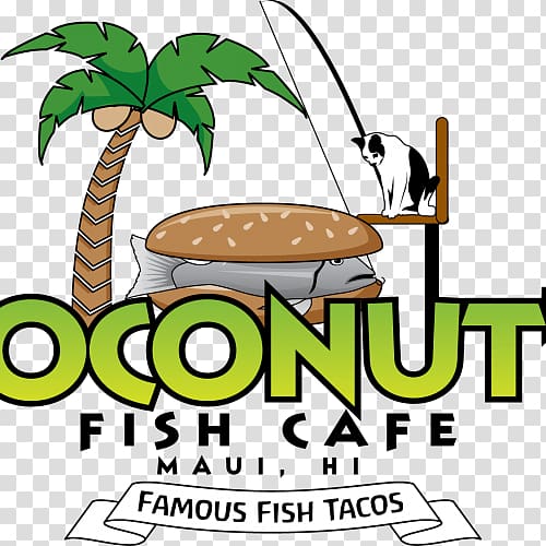 Cuisine of Hawaii Coconut's Fish Cafe Fish and chips Take-out Taco, Aloha Luna transparent background PNG clipart