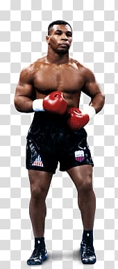 Mike Tyson standing illustration, Mike Tyson Standing transparent background PNG clipart