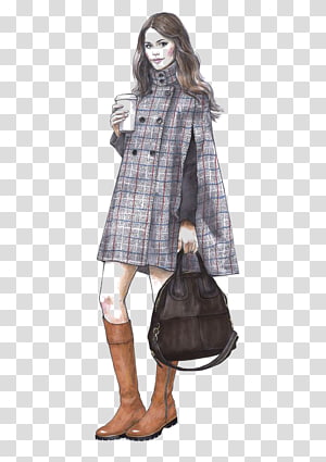 fashion woman transparent background PNG clipart thumbnail