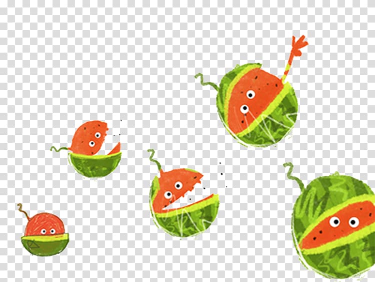 Strawberry Watermelon Vegetarian cuisine Auglis, Cut watermelon transparent background PNG clipart
