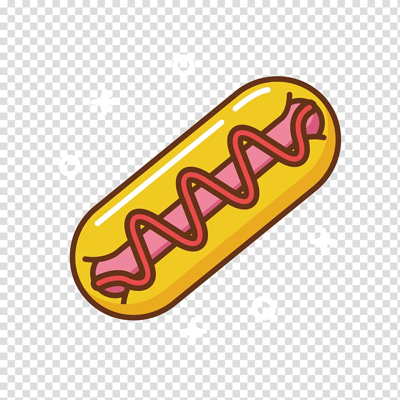 Hot dog , Yellow hotdog transparent background PNG clipart