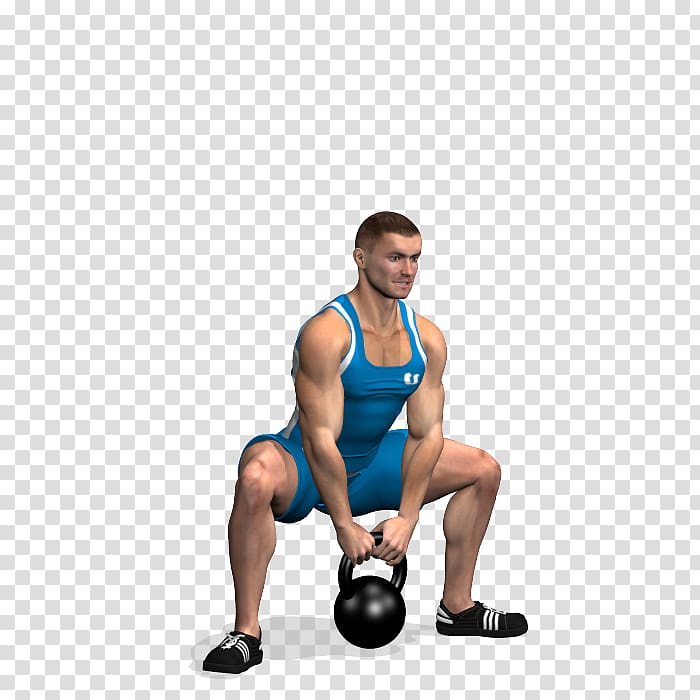 Physical fitness Squat Kettlebell Physical exercise Gluteal muscles, Sumo transparent background PNG clipart