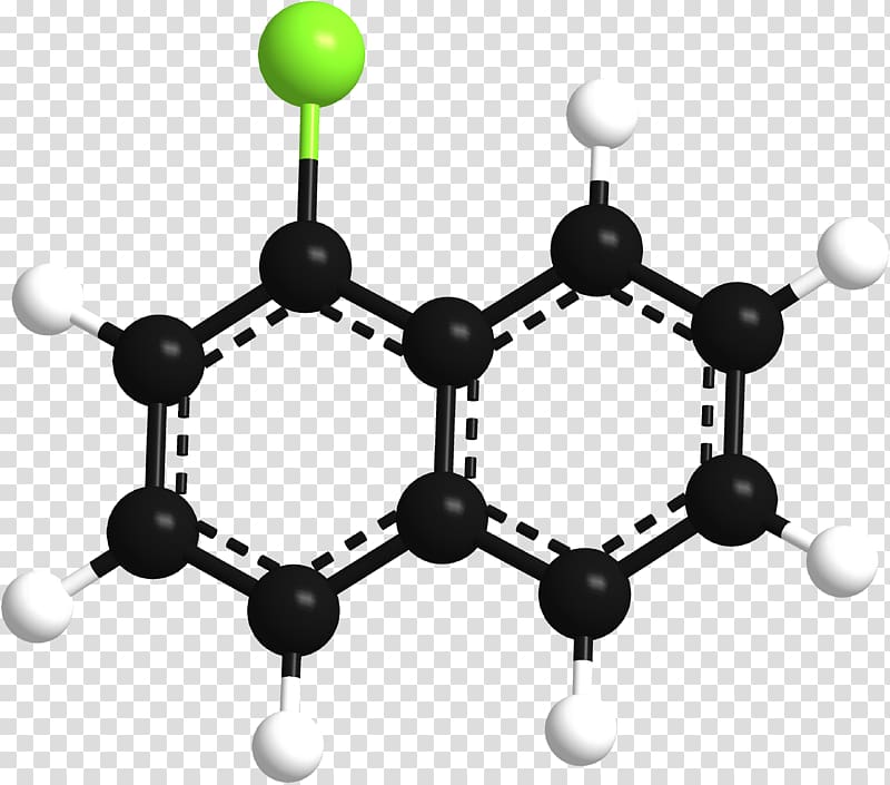 Naphthalene Tetracene Molecule 4-Hydroxybenzoic acid Benzene, 3d model transparent background PNG clipart