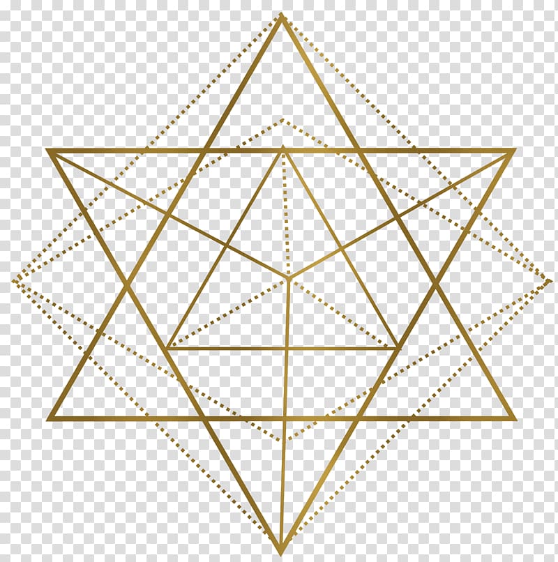 brown star illustration, Tetrahedron Sacred geometry Stellated octahedron Stellation, triangle transparent background PNG clipart