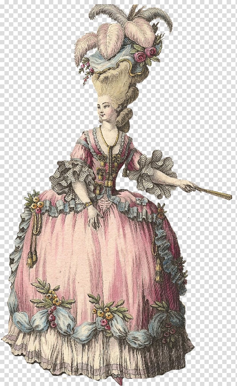 18th century France Fashion plate French fashion, france transparent background PNG clipart