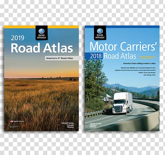 2018 Rand McNally Motor Carriers\' Road Atlas: McRa Rand McNally 2009 The Road Atlas Large Scale: United States 2018 Rand McNally Large Scale Road Atlas: Lsra, road transparent background PNG clipart