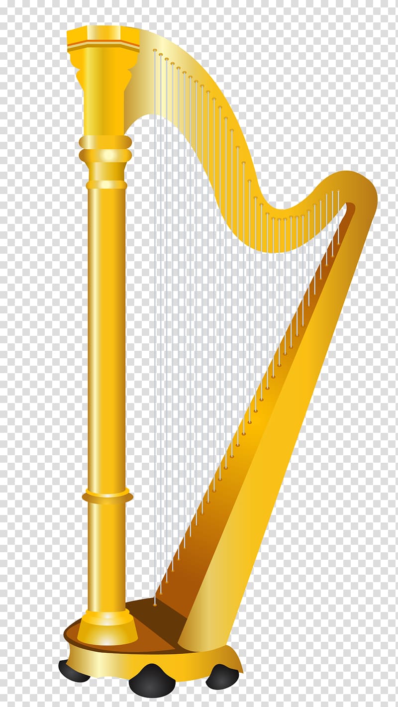 Celtic harp , Harp transparent background PNG clipart