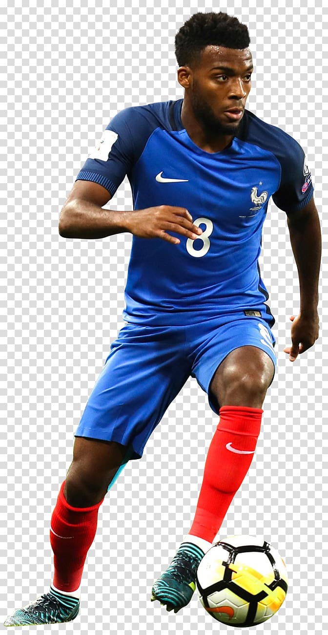 Thomas Lemar France national football team Jersey Football player, football transparent background PNG clipart