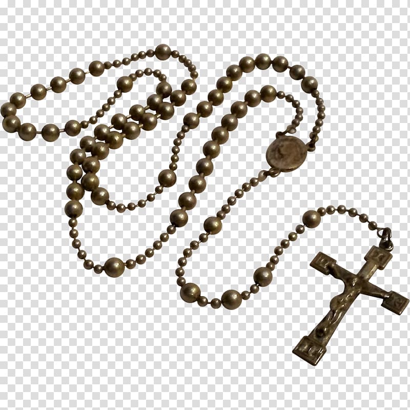 Rosary Crucifix Passion Christianity Christian cross, silver medal transparent background PNG clipart