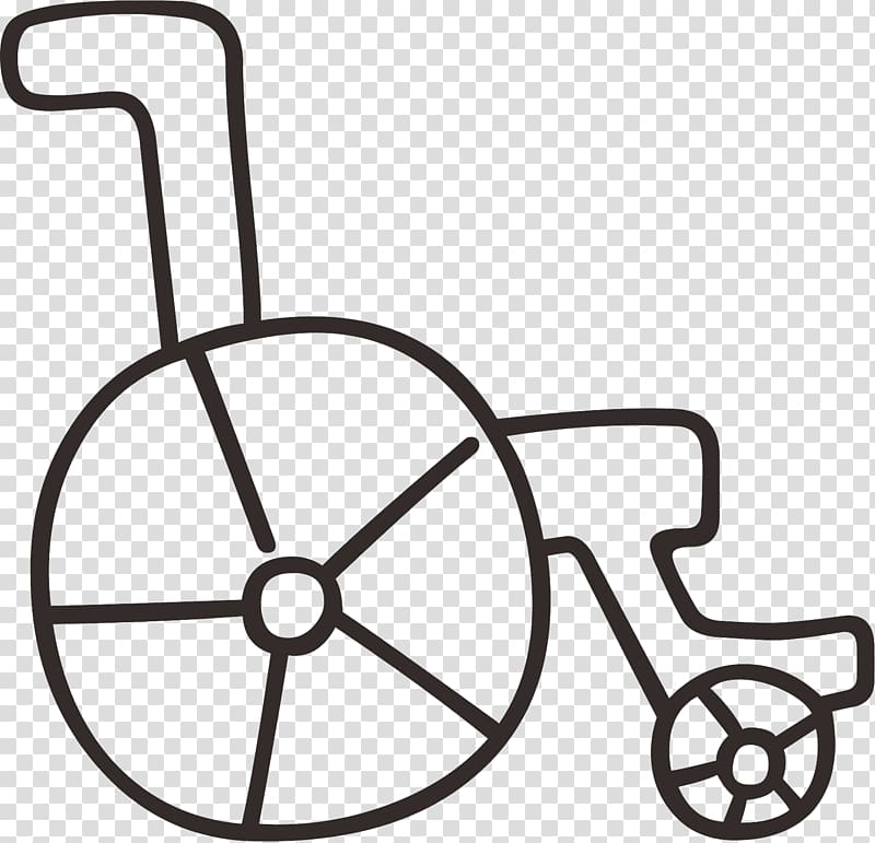 Wheelchair Icon, Black wheelchair transparent background PNG clipart