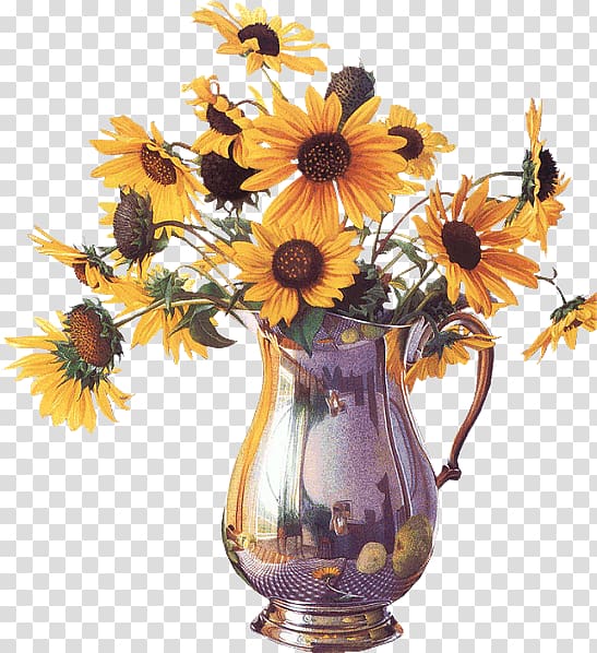 Common sunflower Flower bouquet , sunflower transparent background PNG clipart