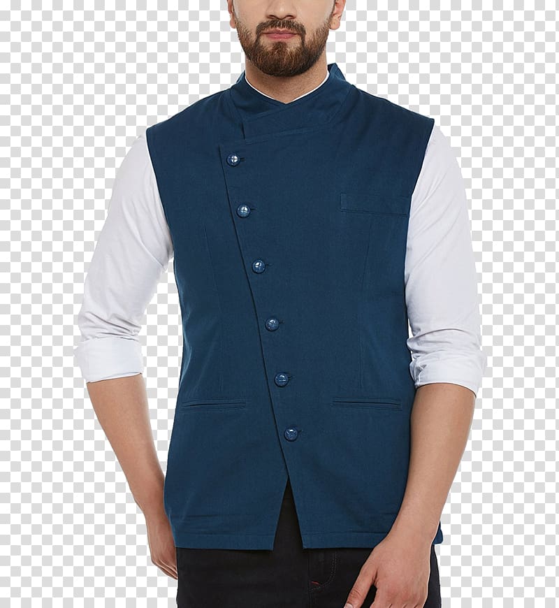 Nehru jacket T-shirt Kurta Clothing, jacket transparent background PNG clipart