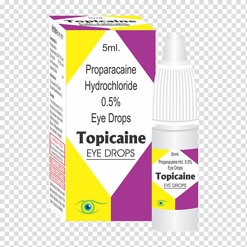 Eye Drops & Lubricants Proxymetacaine Topical anesthetic Tetracaine, Eye transparent background PNG clipart