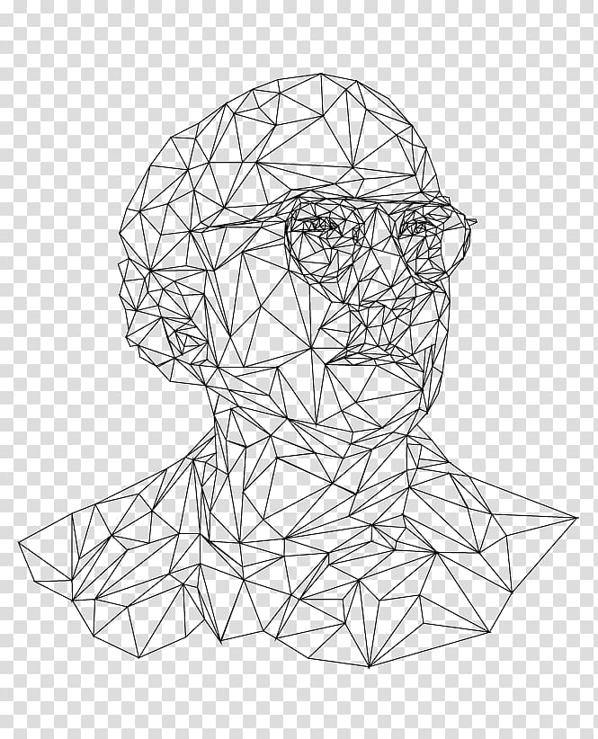 Drawing Line art Low poly, enthusiasm transparent background PNG clipart