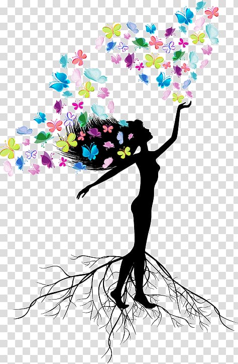 Tree Root Woman, Cultivation Event transparent background PNG clipart