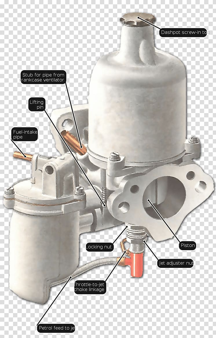 SU Carburettor Datsun Sports MG MGB Carburetor, exhaust pipe transparent background PNG clipart