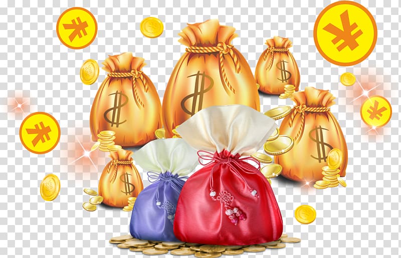 Handbag Money, purse transparent background PNG clipart