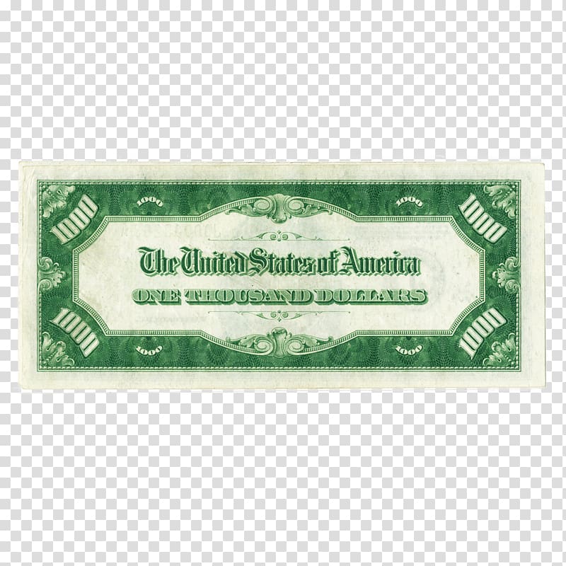 Banknote United States one-dollar bill United States Dollar Coin Federal Reserve Note, transparent background PNG clipart