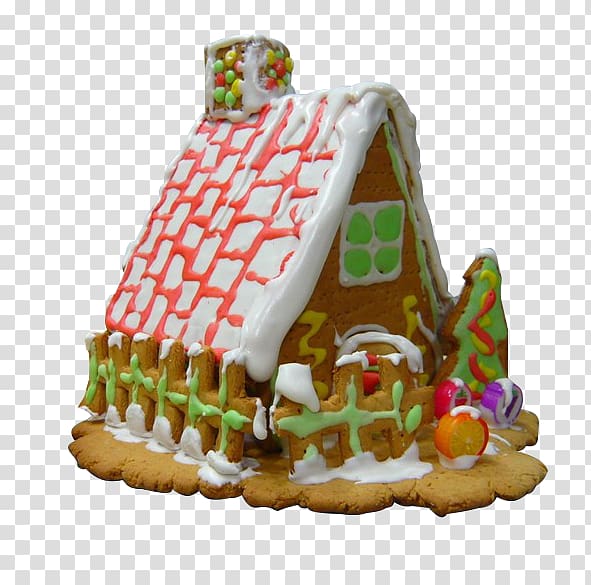 Gingerbread house Bxe1nh Cake, Cake House transparent background PNG clipart