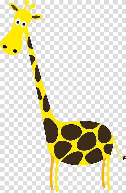 Giraffe graphics Animated film, long neck transparent background PNG clipart