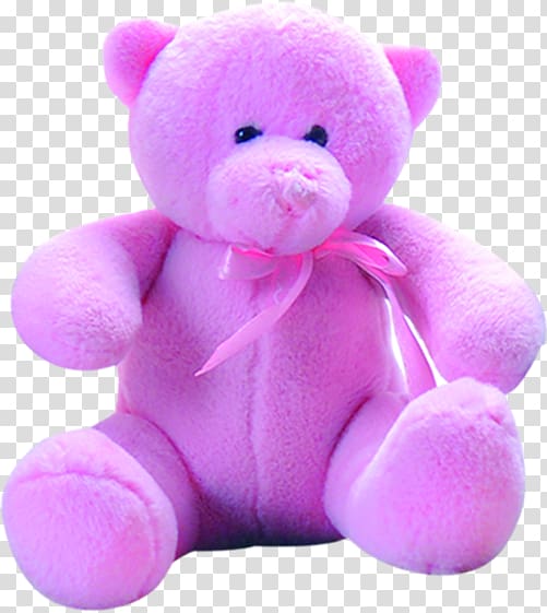 Teddy bear Pink Doll, Plush Bear transparent background PNG clipart