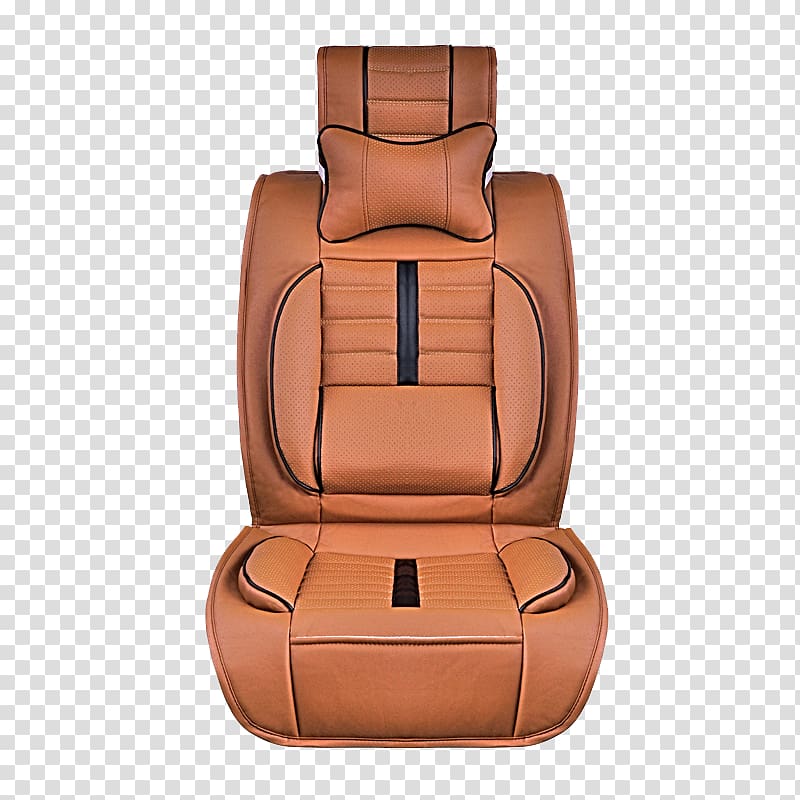 Car seat Chair Leather, Leather car seats transparent background PNG clipart
