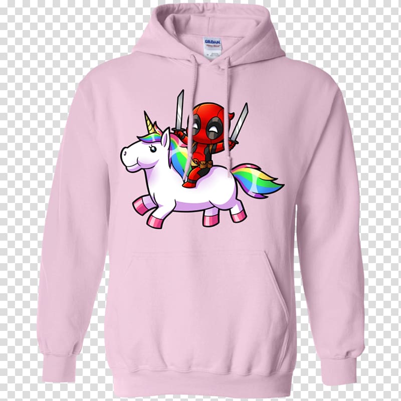 Hoodie T Shirt Bluza Sweater Clothing Deadpool Unicorn Transparent Background Png Clipart Hiclipart - deadpool roblox t shirt png
