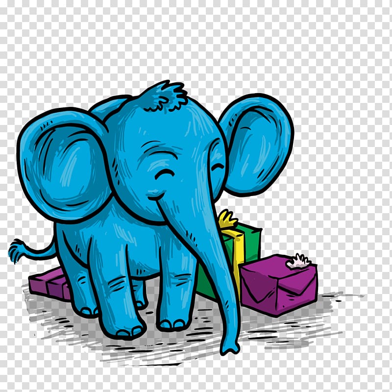 African elephant Indian elephant , elephant birthday transparent background PNG clipart