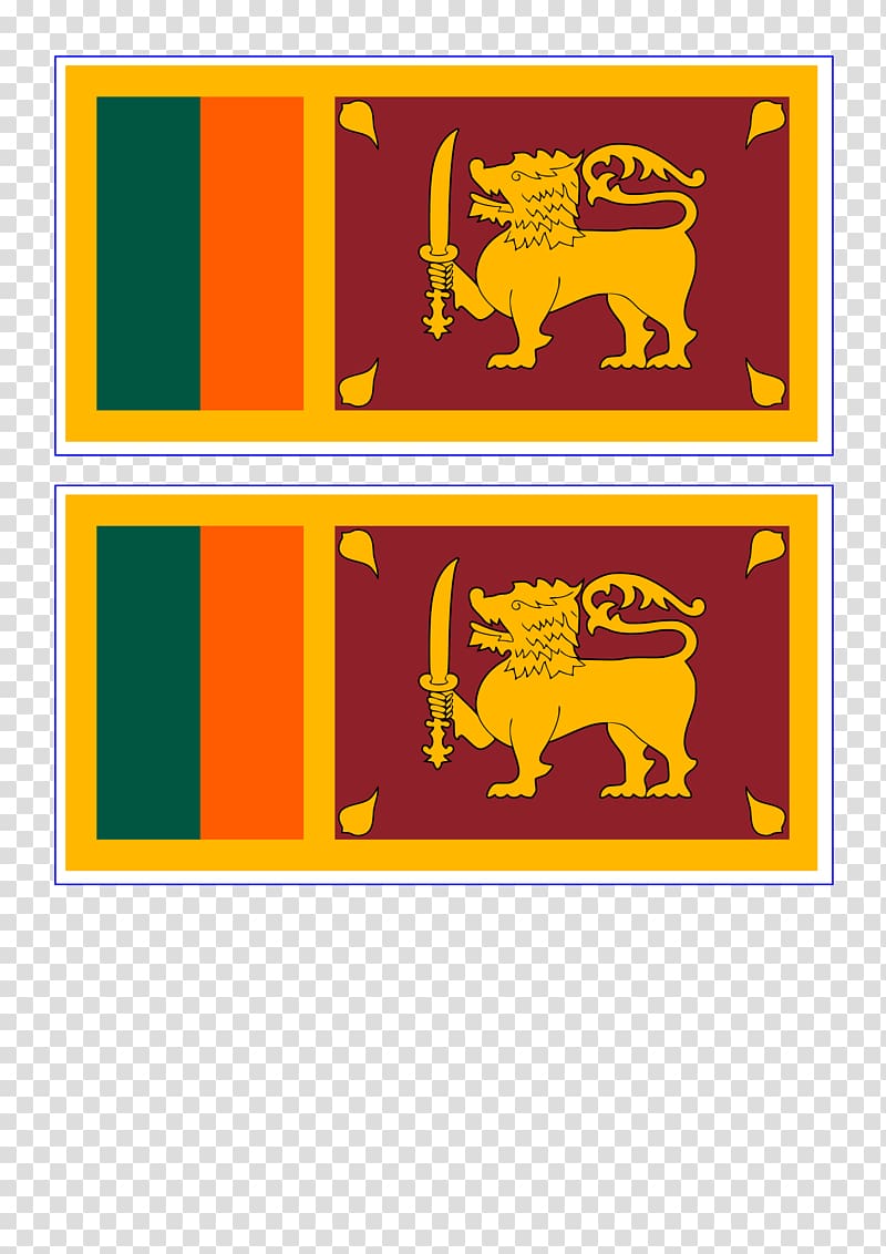 Flag of Sri Lanka National flag Palk Strait, dachshund and flag transparent background PNG clipart