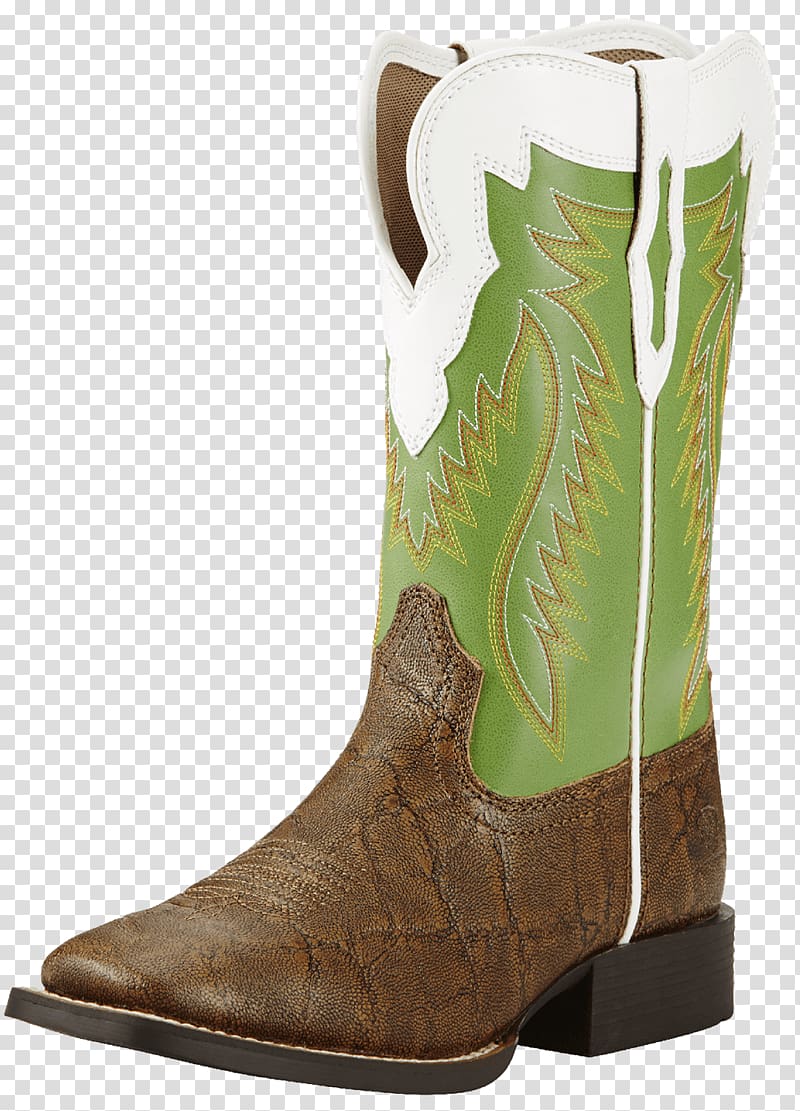Cowboy boot Ariat Child, clover youth transparent background PNG clipart