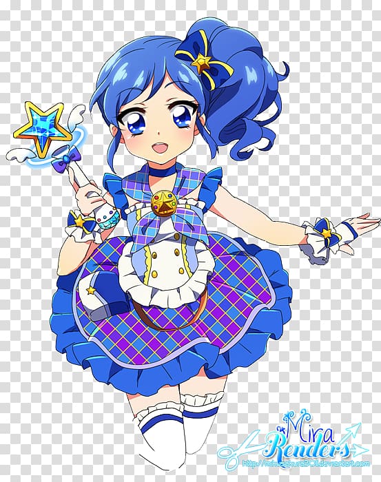 Aikatsu! Aoi Kiriya Ichigo Hoshimiya Ran Shibuki Art, aoi aikatsu new transparent background PNG clipart