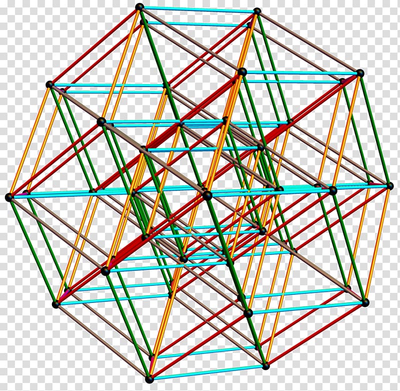 6-cube Hypercube Quasicrystal Rhombic triacontahedron, euclidean transparent background PNG clipart