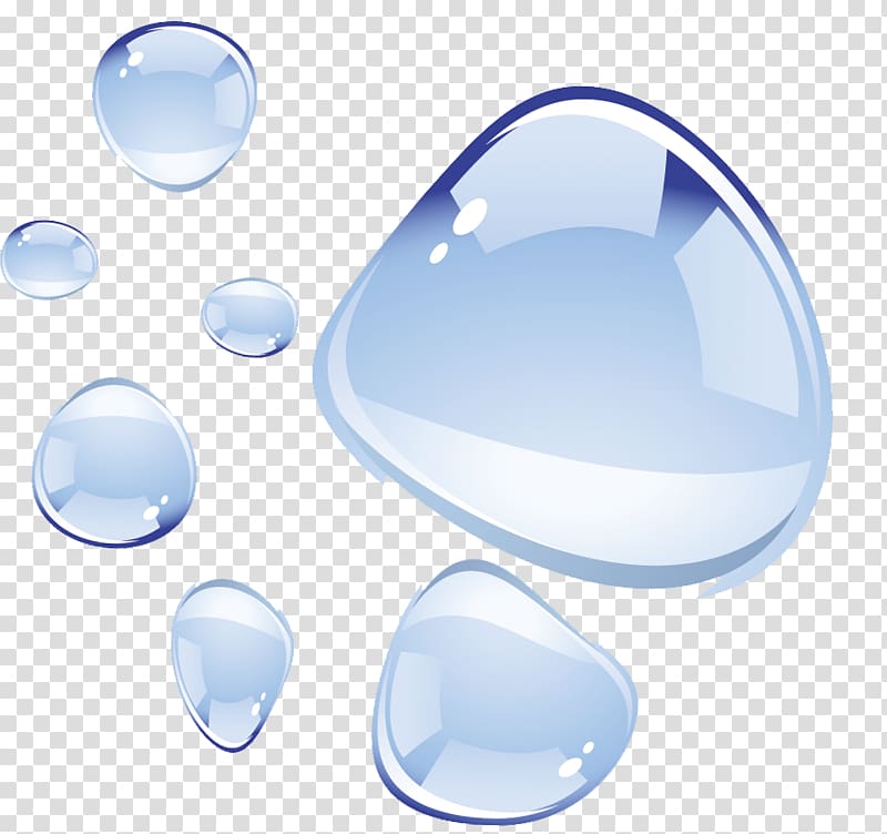 Drop Euclidean Water Rain, Clear and water drops transparent background PNG clipart