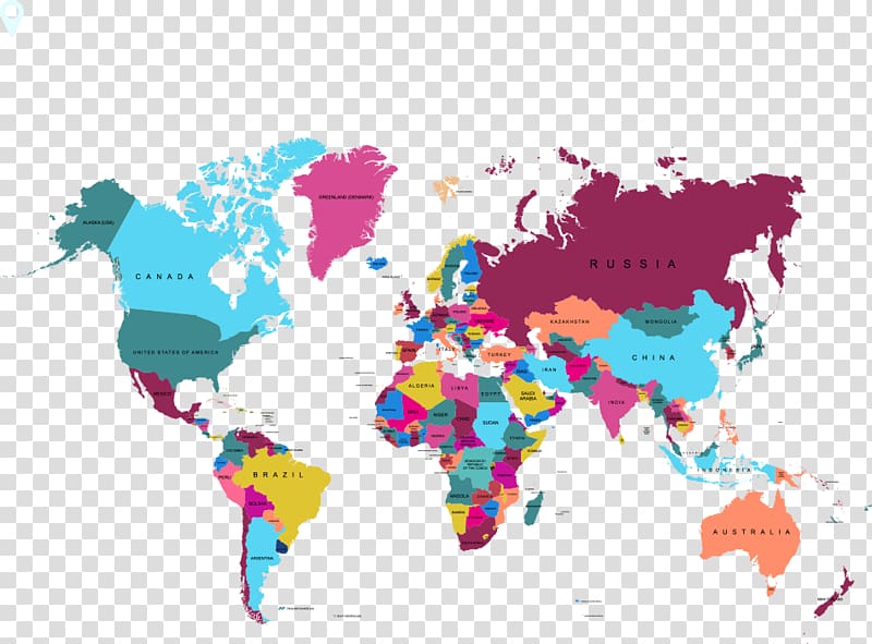 World map Globe, color map transparent background PNG clipart