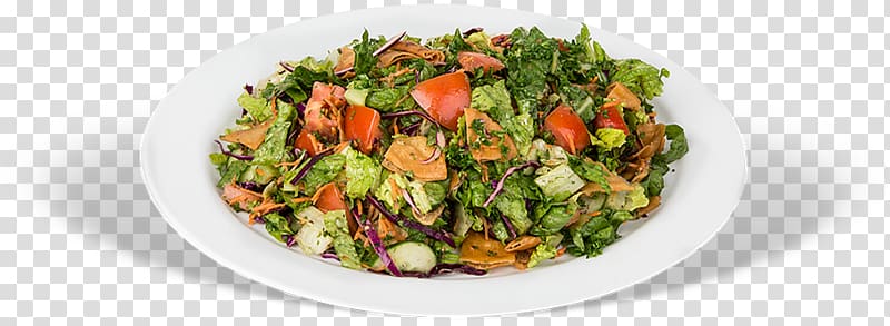 Fattoush Vegetarian cuisine Asian cuisine Leaf vegetable Recipe, Shish tawook transparent background PNG clipart