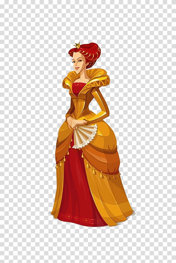 Middle Ages Character Model sheet Illustration, Cartoon Europe and the United States Princess illustrator transparent background PNG clipart
