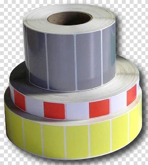 Paper Thermal-transfer printing Label Printer, label material transparent background PNG clipart