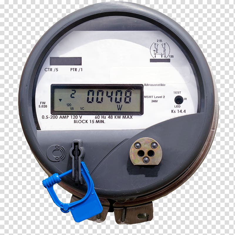 Net metering Electricity meter Smart meter Public utility, Smart Meter transparent background PNG clipart