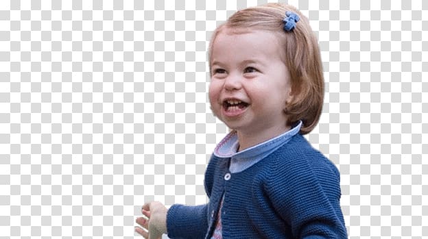 smiling girl , Princess Charlotte Laughing transparent background PNG clipart