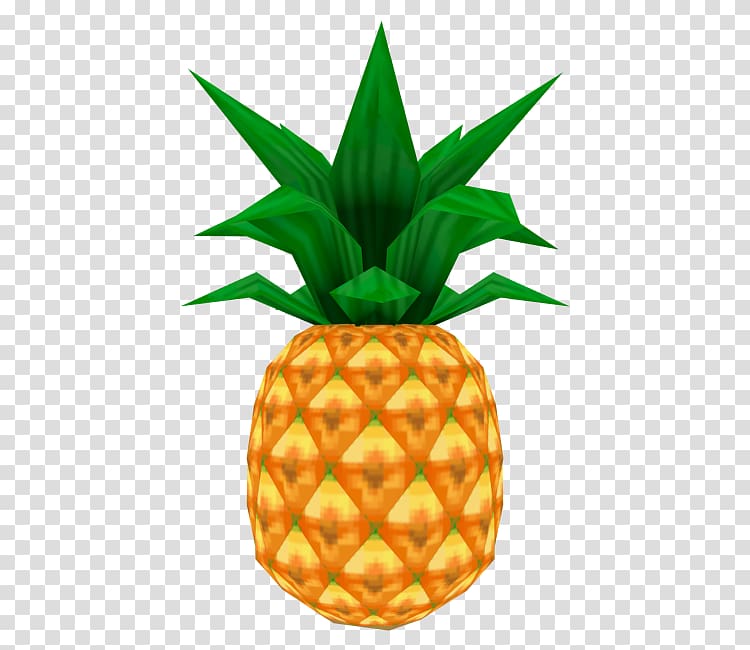 Pineapple Super Mario Sunshine GameCube Tropical fruit, big pineapple transparent background PNG clipart