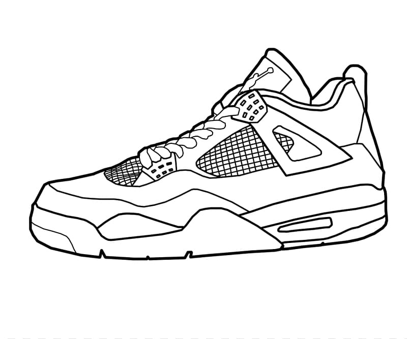 Air Jordan Coloring book Shoe Nike Sneakers, Free Get Well Soon transparent background PNG clipart