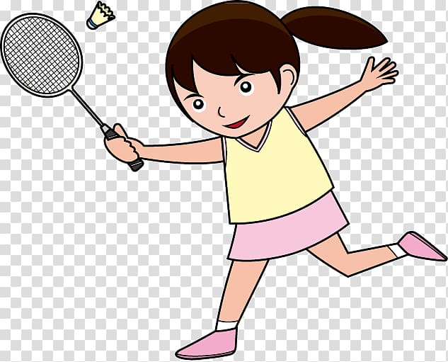 Badmintonracket Sport Badmintonracket , cartoon badminton transparent background PNG clipart