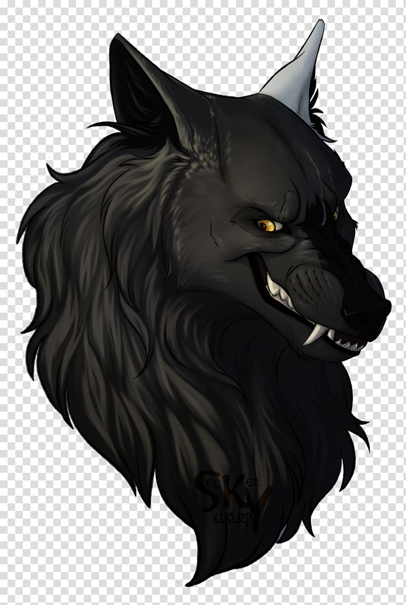 Werewolf Canidae Dog Snout Whiskers, Wolf Tattoo transparent background PNG clipart